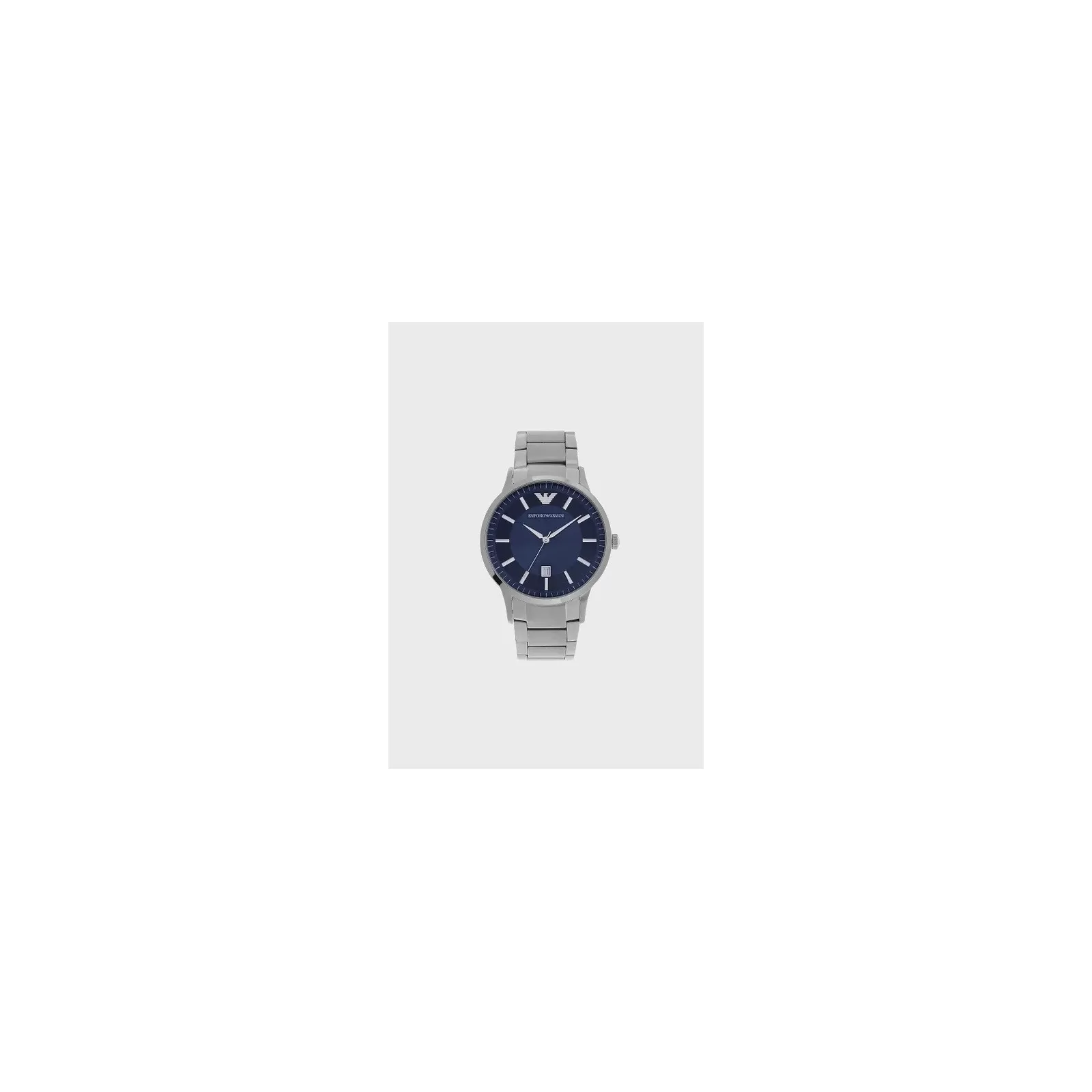 EMPORIO ARMANI RENATO WATCH IN STAINLESS STEEL AND BLUE DIAL - Lattuca  gioielli