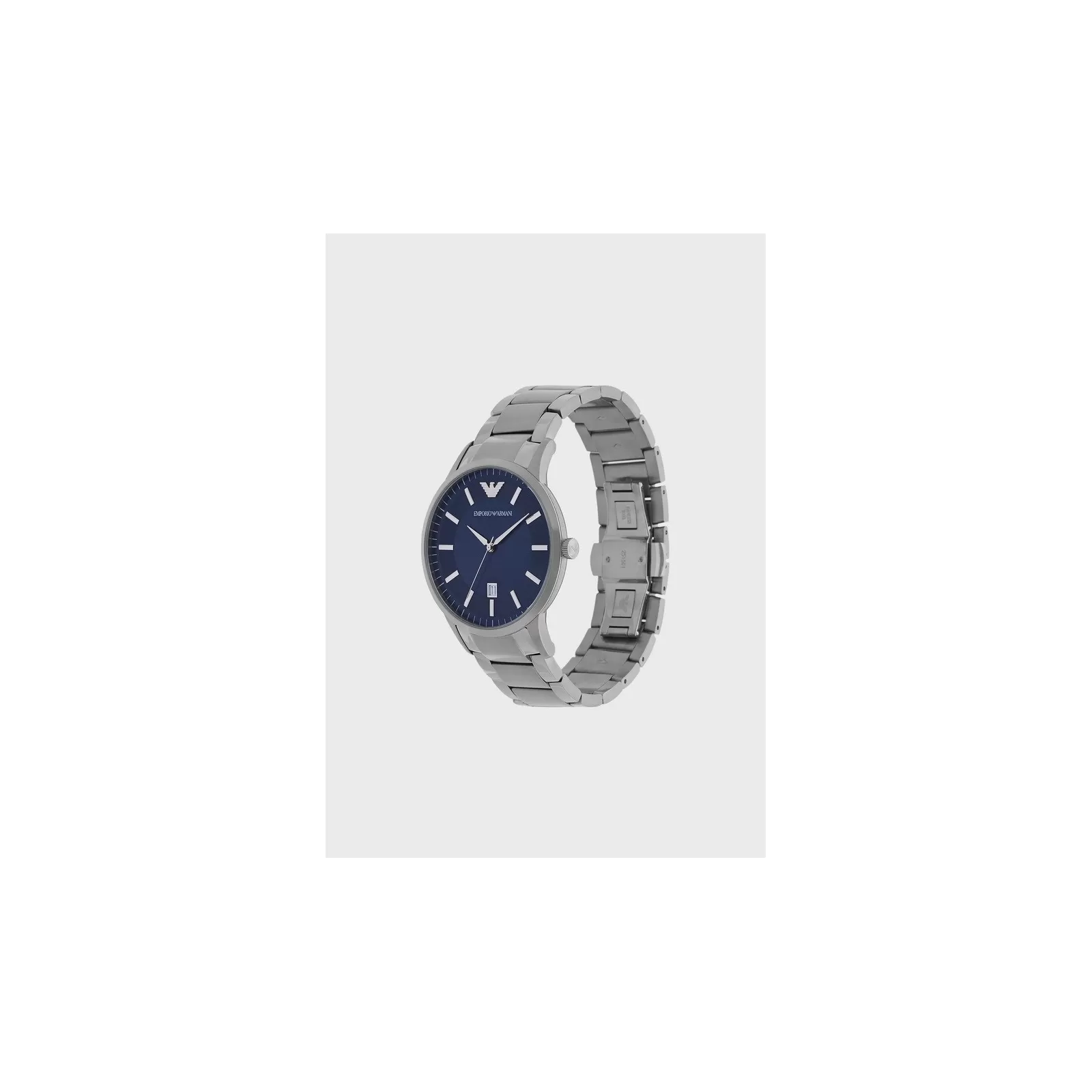 EMPORIO ARMANI RENATO WATCH IN STAINLESS STEEL AND BLUE DIAL - Lattuca  gioielli