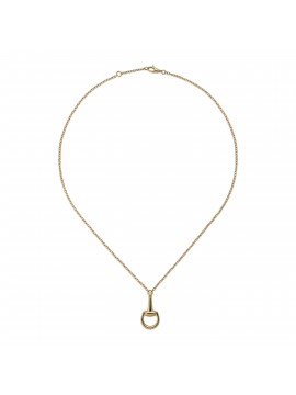 GUCCI HORSEBIT NECKLACE WITH 18K GOLD CLAMP
